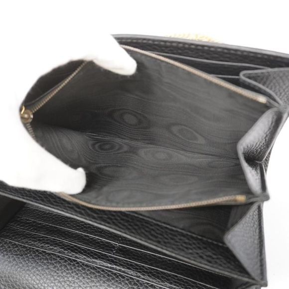 Gucci GG Marmont Chain Shoulder Leather Black Gold Hardware - Picture 6 of 7